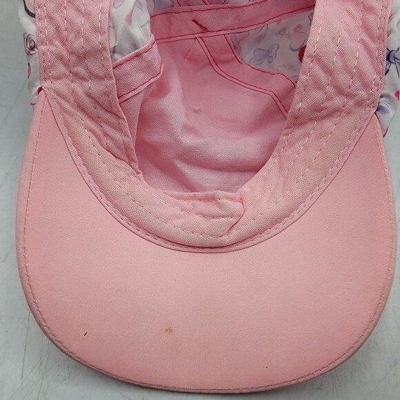 Disney Minnie Mouse Pink Infant Cap With Bow Hearts Casual Cute Outdoors - Picture 8 of 9
